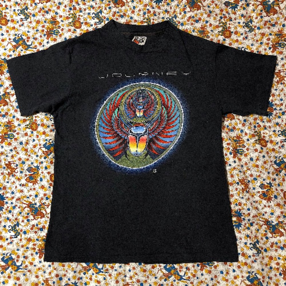 Vintage 1980 1981 RARE Journey TShirt Unisex Size Small Medium 100% Cotton
